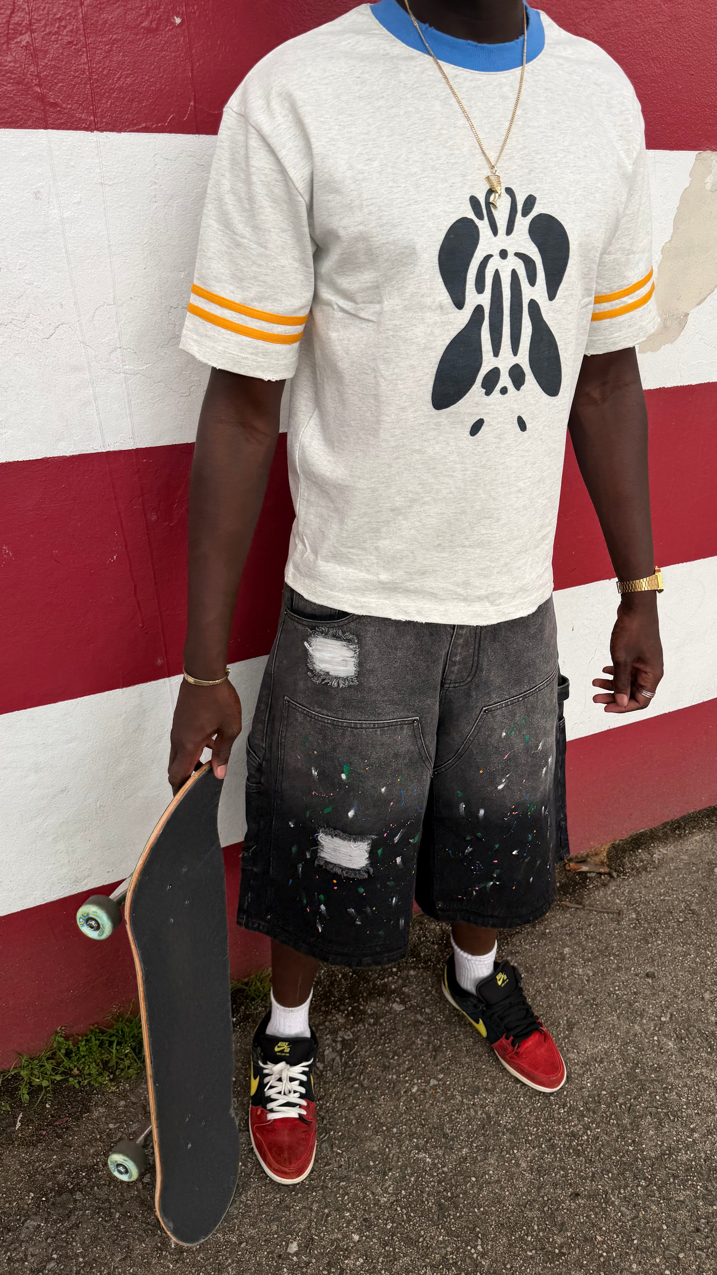 Paint Splatter Jort